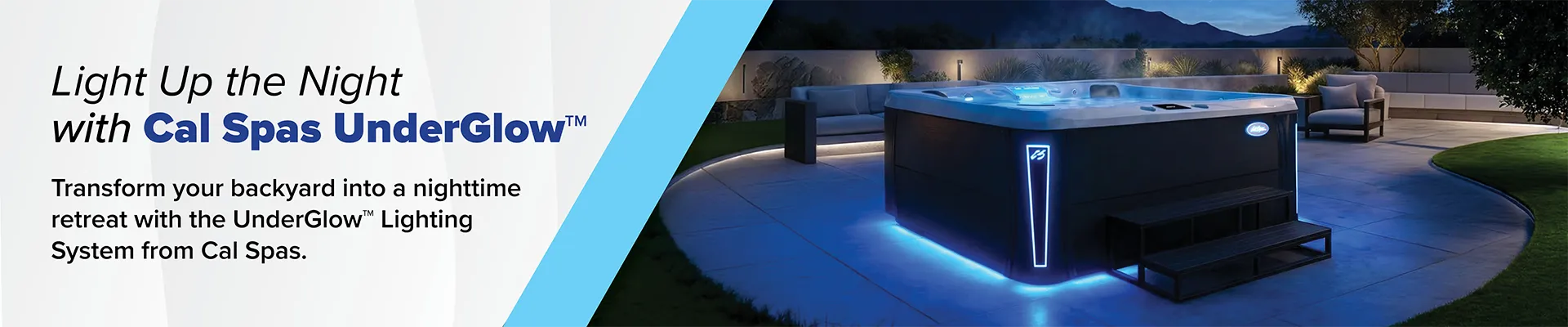 Calspas hot tub being used in a family setting - Owens Cross Roads